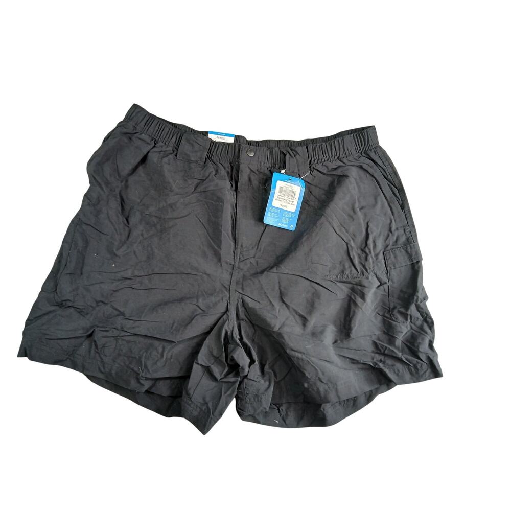 Columbia Sportswear Shorts Womens Black 1X Mid-Rise 6" Inseam Athletic NWT